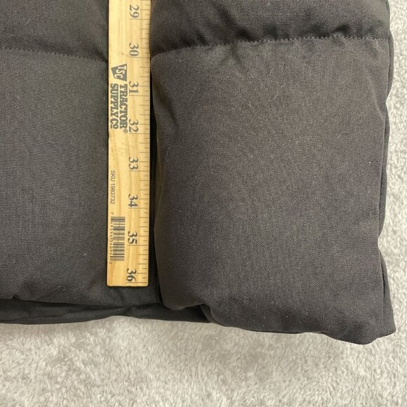 NEW Calvin Klein Women's L Black Puffer Coat With Hood Full Zip - Picture 7 of 16